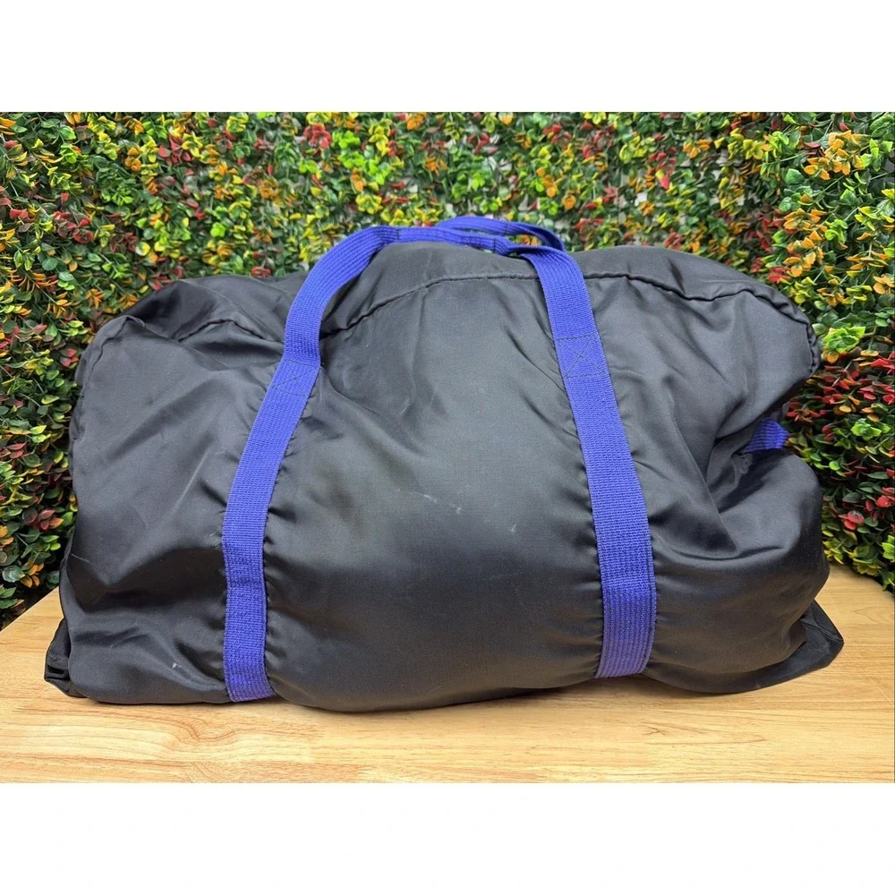 NIKE Spell Out Swoosh Athletic Duffle Gym Bag 80s 90s‎ Gray Tag Rare Vintage VTG
